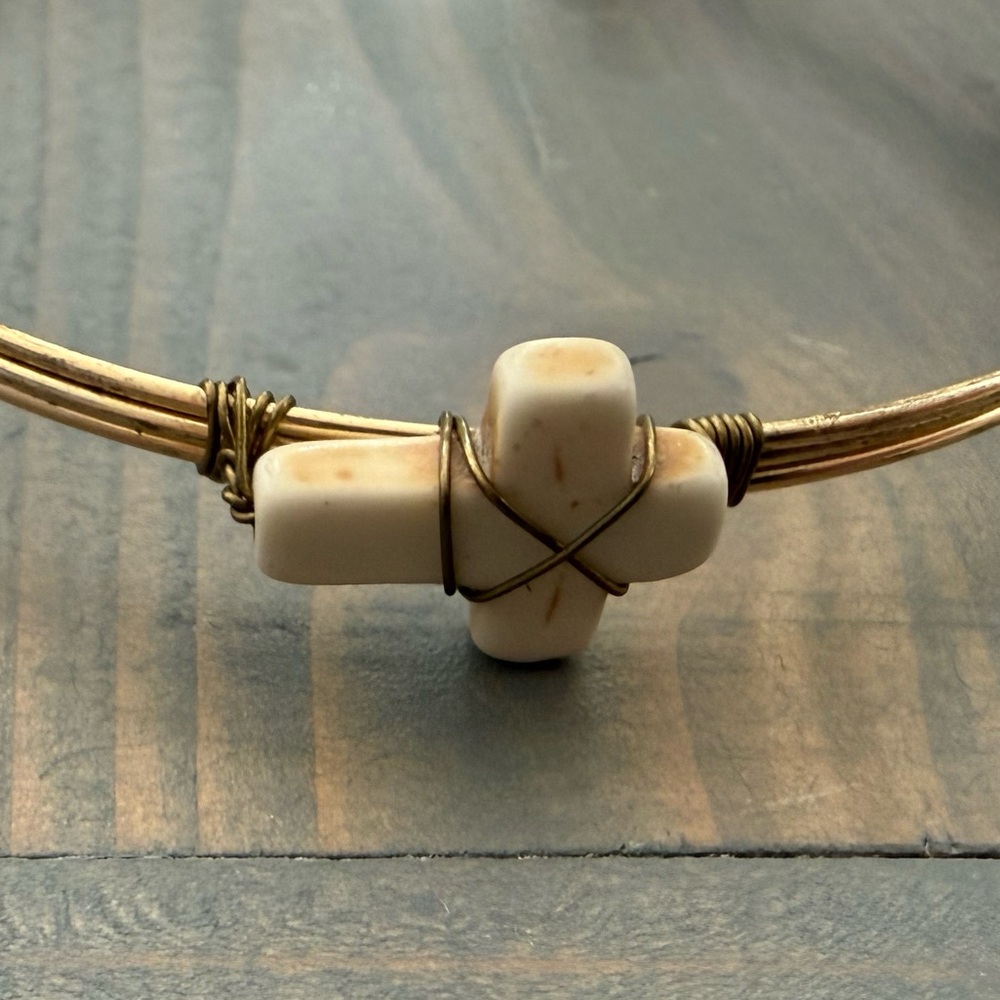 Handcrafted Wire Bangle Bracelet - image 6